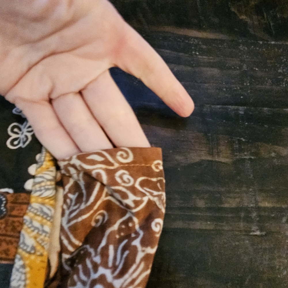 Boho Festival Patchwork Backpack Multicolor Fabric - image 3